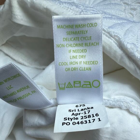 Lilly Pulitzer Shell Skort Size 2 Small Coastal Boho Preppy Cotton Mini - Picture 8 of 10